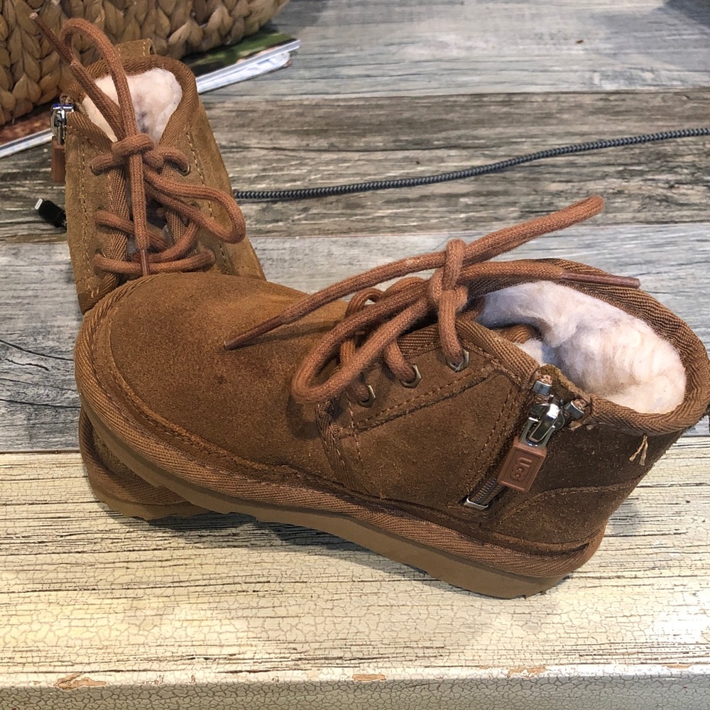 UGG Tan Rubber Sole Boots